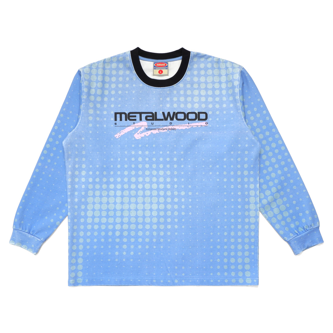 [LWOOD STUDIO] メタルウッドスタジオ Tシャツ T-Shirt Metalwood Studio White Printed T-Shirt