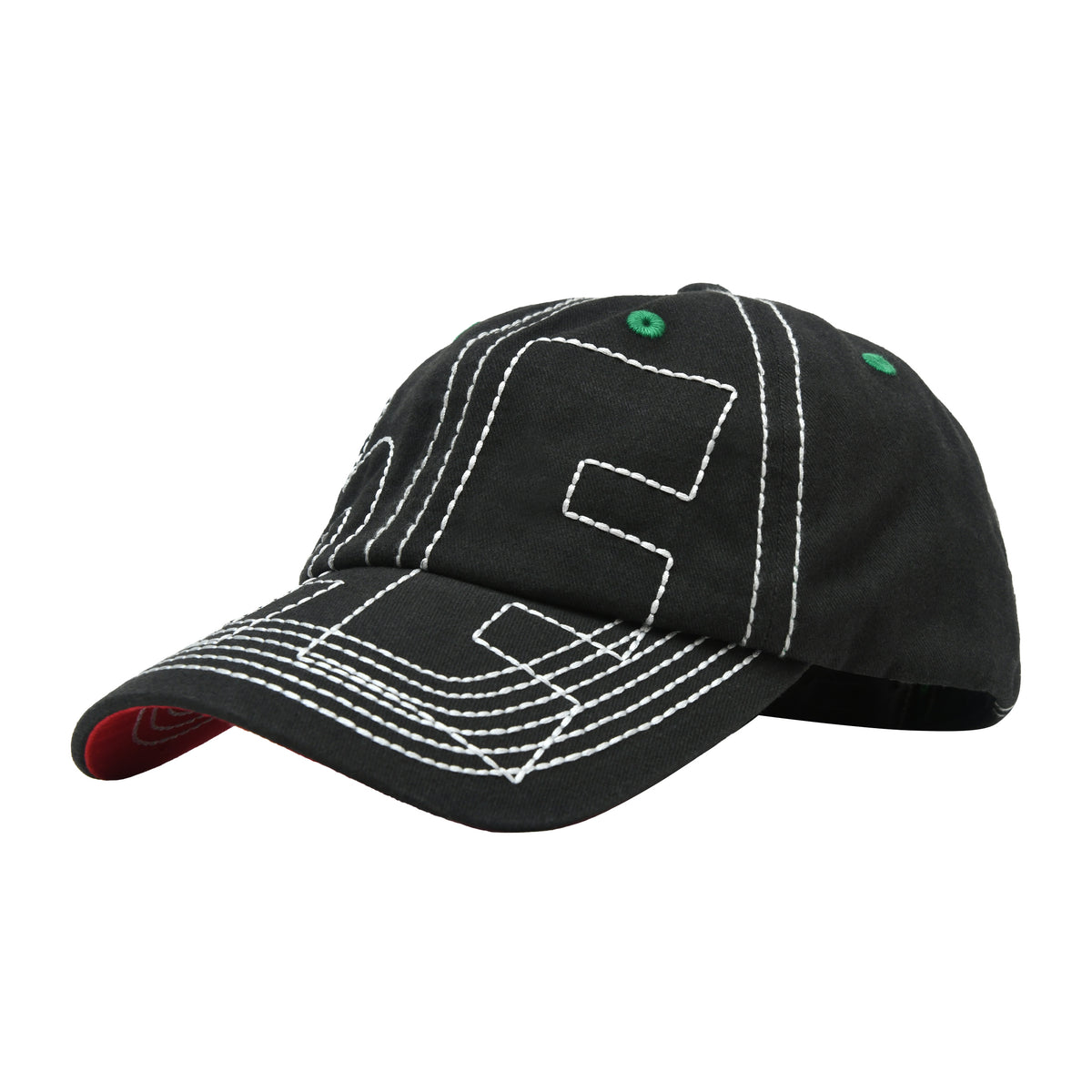 b.Eautiful - Vapor 6 Panel Hat (Off-Black/White) – Homebody