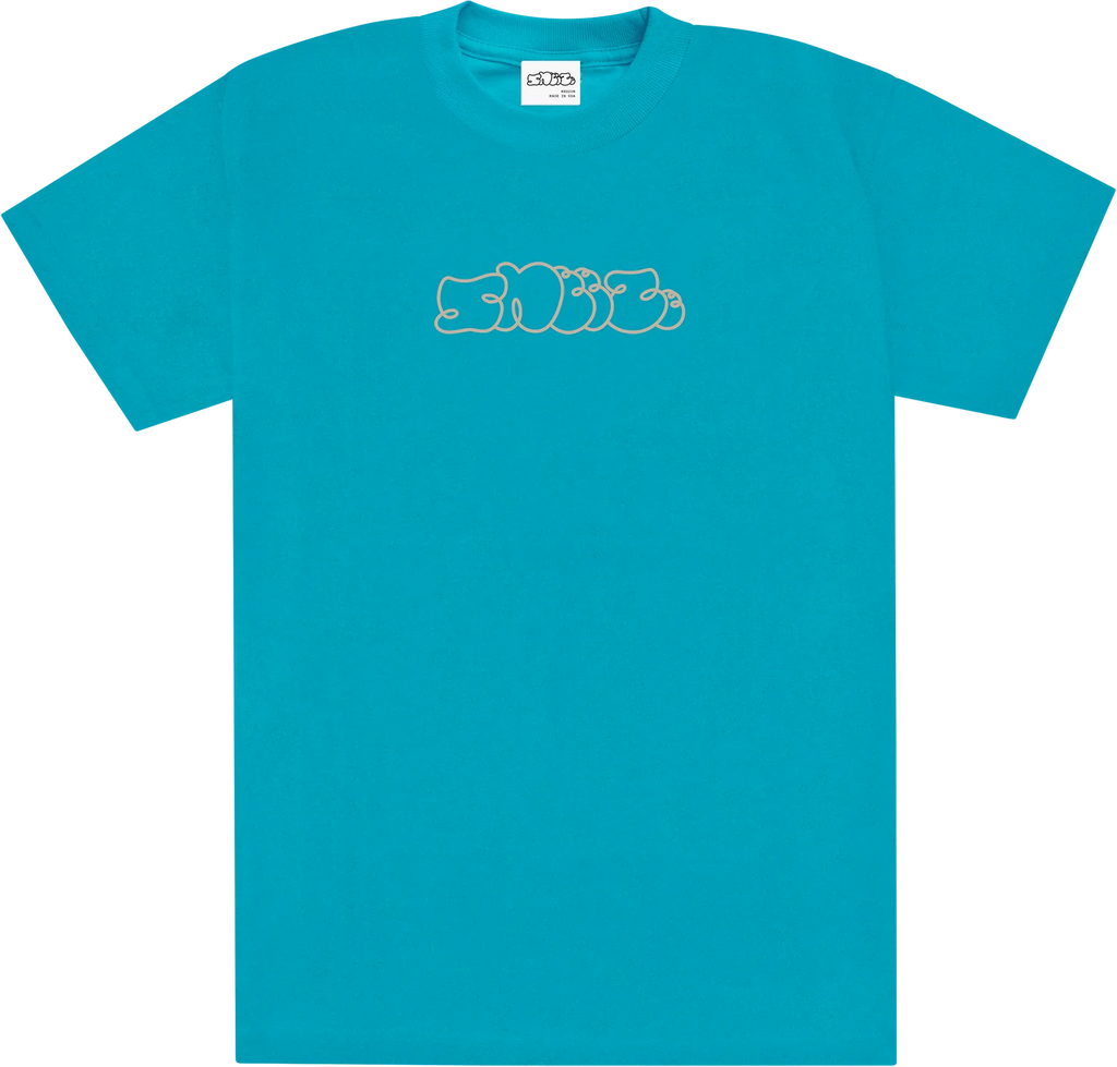 【Sneeze Magazine】 Sneeze Full Bleed Tee Sneeze - Logo T-Shirt (Pool Blue) – Homebody