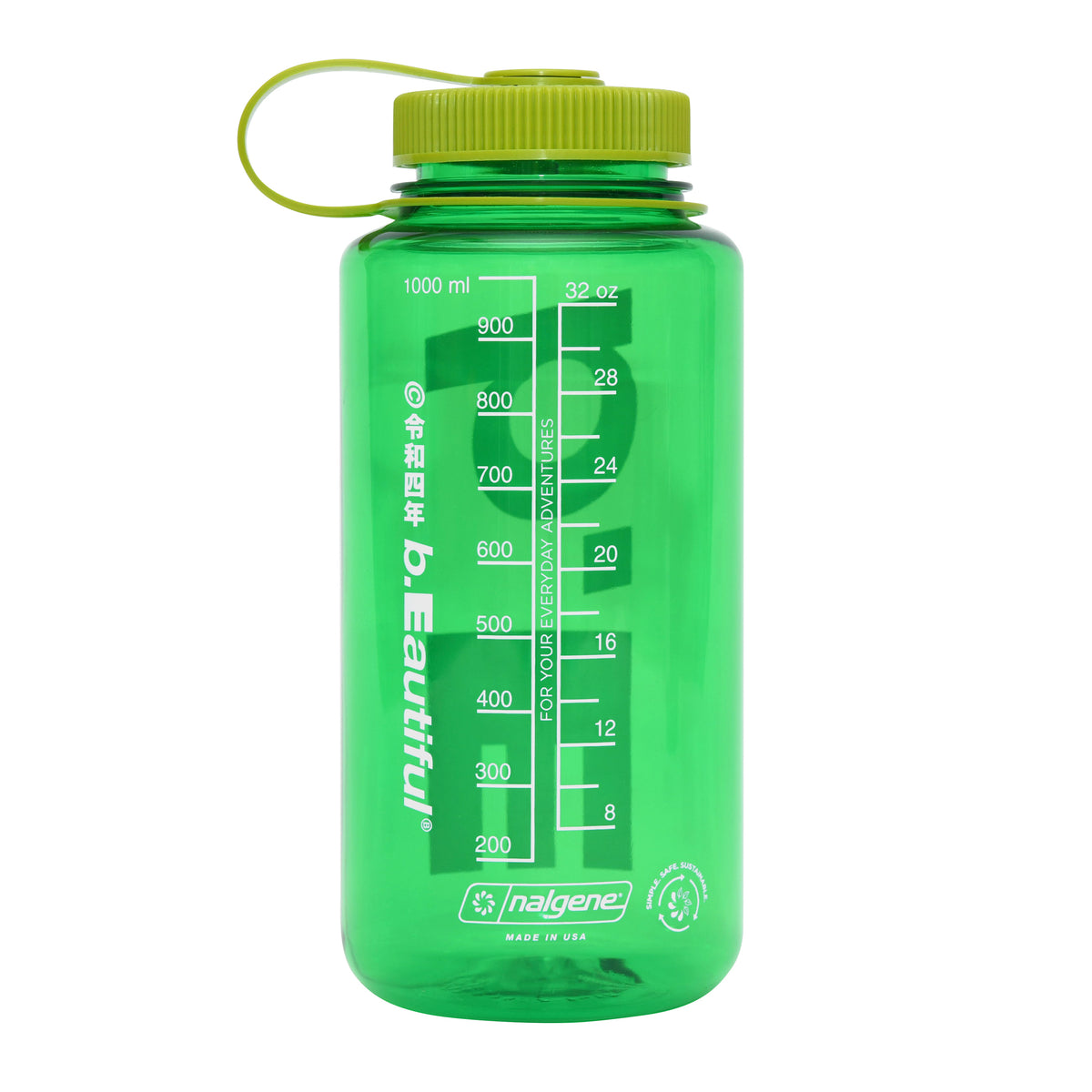 Bubi Water Bottle, Seaweed Green, 35oz/1000 mL, BB100SG454