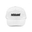 Metalwood Studio - Metal Logo 5-Panel Hat (White)