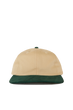 Lite Year - Two Tone Moleskin / Twill 6 Panel Cap (Green/Natural)
