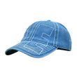 b.Eautiful - Vapor 6 Panel Hat (Washed Blue)