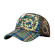 b.Eautiful - Bi Foam Trucker Hat (Highland Tartan/Brown)