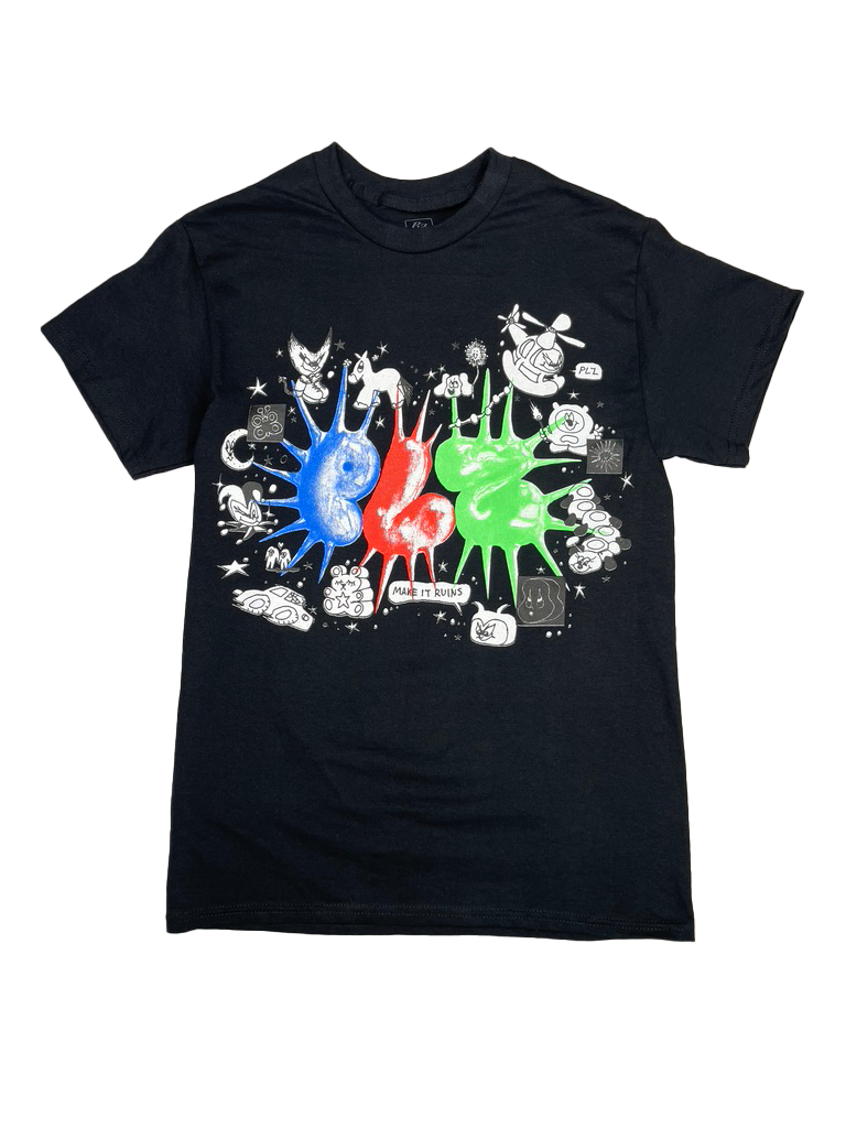 PLZ Make It Ruins HELL 天使 グラフィック Tシャツ PLZ Make It Ruins HELL 天使 グラフィック Tシャツ - メルカリ