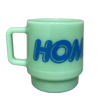 Homebody - Big Logo Milk Glass Stacking Mug (Green)