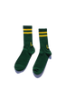 Lite Year - Stripe Calf Length Socks (Green)