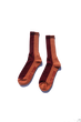 Lite Year - 2 Tone Calf Length Socks (Cantaloupe)