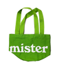 Mister Green - Small Round Tote / Grow Bag (Green)